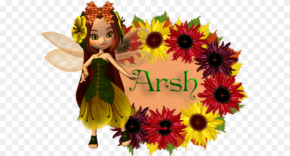 Sunflower, Flower, Plant, Person, Art Png Image