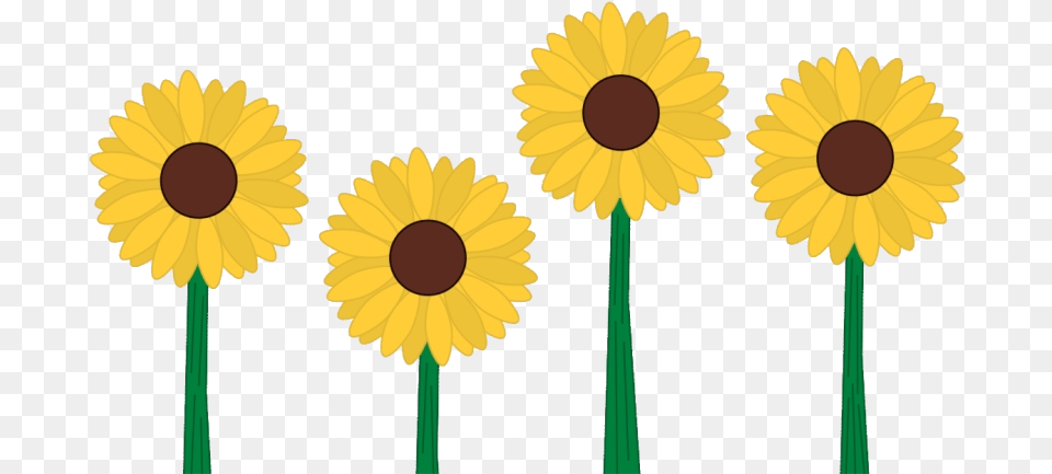 Sunflower April Showers Bring May Flowers Clipart Flower Clipart Sunflower, Daisy, Plant Free Png Download