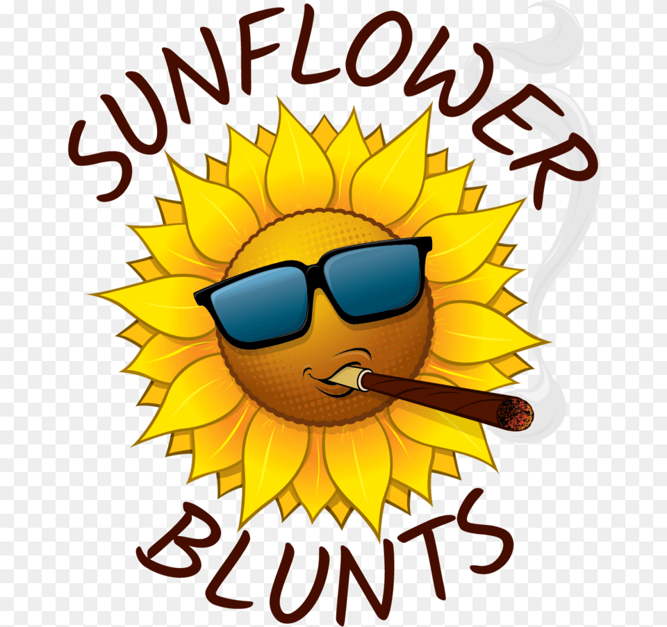 Sunflower Blunts Happy, Flower, Plant, Accessories, Sunglasses Png