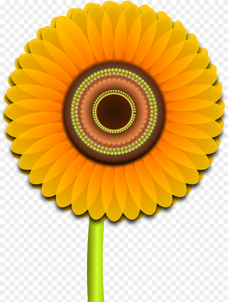 Sunflower Clipart Download Creazilla Vector Sunflower, Daisy, Flower, Plant, Dahlia Free Transparent Png