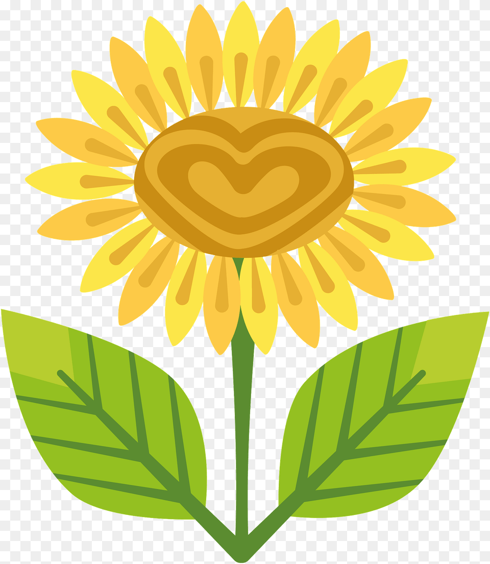 Sunflower Clipart Download Creazilla Illustration, Flower, Plant, Leaf Free Transparent Png