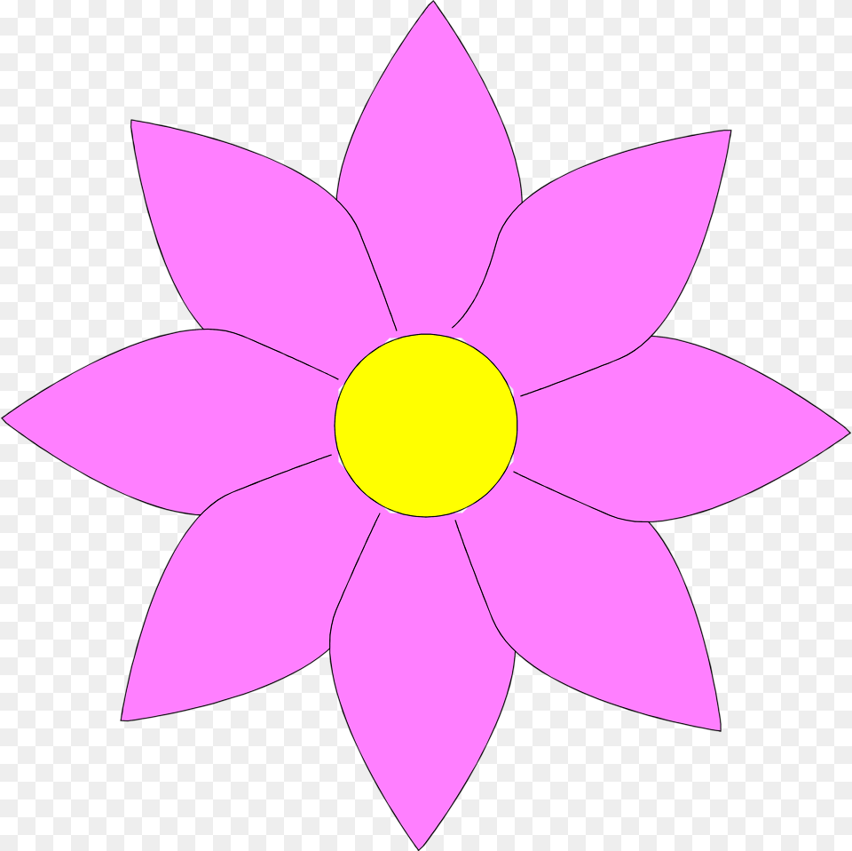 Sunflower Clipart Purple, Plant, Dahlia, Daisy, Flower Free Png