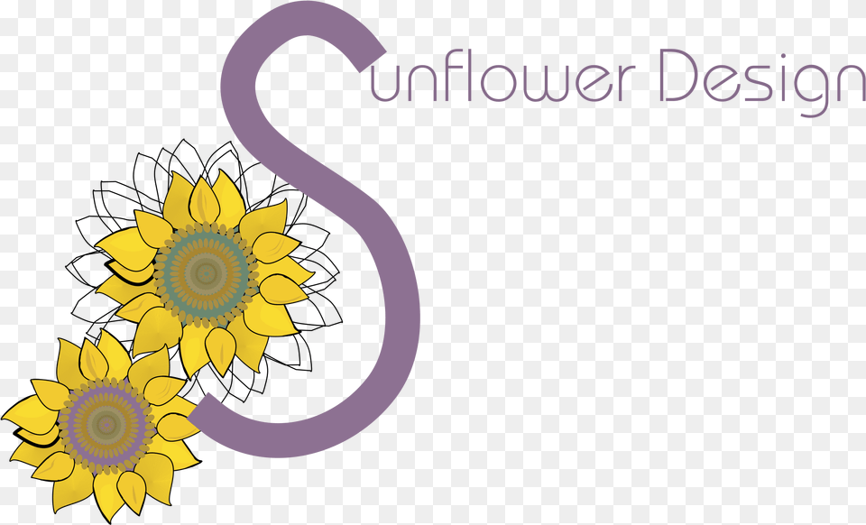 Sunflower Design Logo Sunflower Design, Flower, Plant, Art, Graphics Png Image