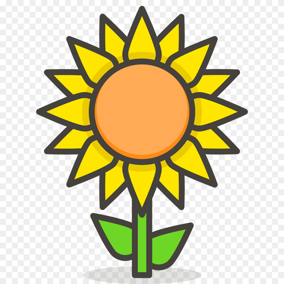 Sunflower Emoji Clipart, Flower, Plant, Dynamite, Weapon Png