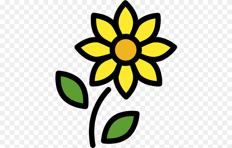 Sunflower Emoji Clipart Clip Art Biomedical Science, Flower, Plant, Daisy, Daffodil Free Png