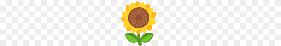 Sunflower Emoji On Messenger, Dahlia, Flower, Plant, Petal Png Image