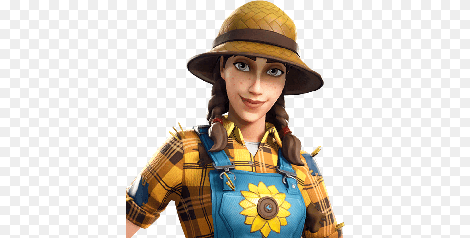 Sunflower Fortnite Sunflower, Adult, Female, Person, Woman Free Png Download