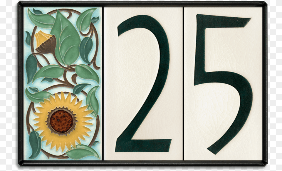 Sunflower Frame, Number, Symbol, Text, Plant Free Transparent Png