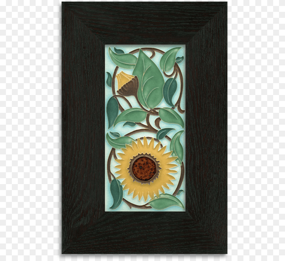 Sunflower Frame, Art, Flower, Plant, Painting Free Png