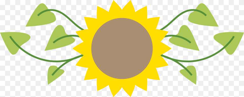 Sunflower Simple Sunflower Clip Art Cartoon, Flower, Plant, Animal, Fish Free Png