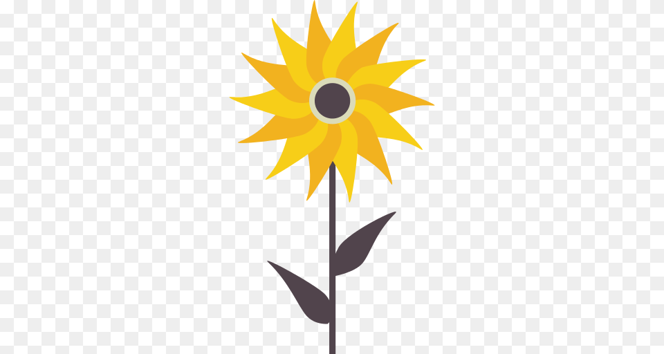 Sunflower Icon, Flower, Plant Free Transparent Png