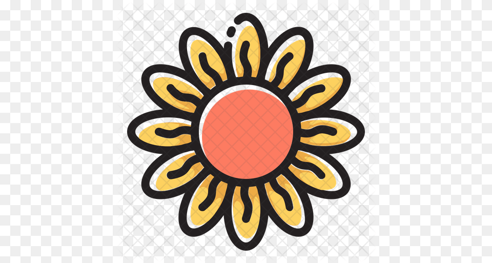 Sunflower Icon Minitube Logo, Pattern, Flower, Plant, Home Decor Free Png