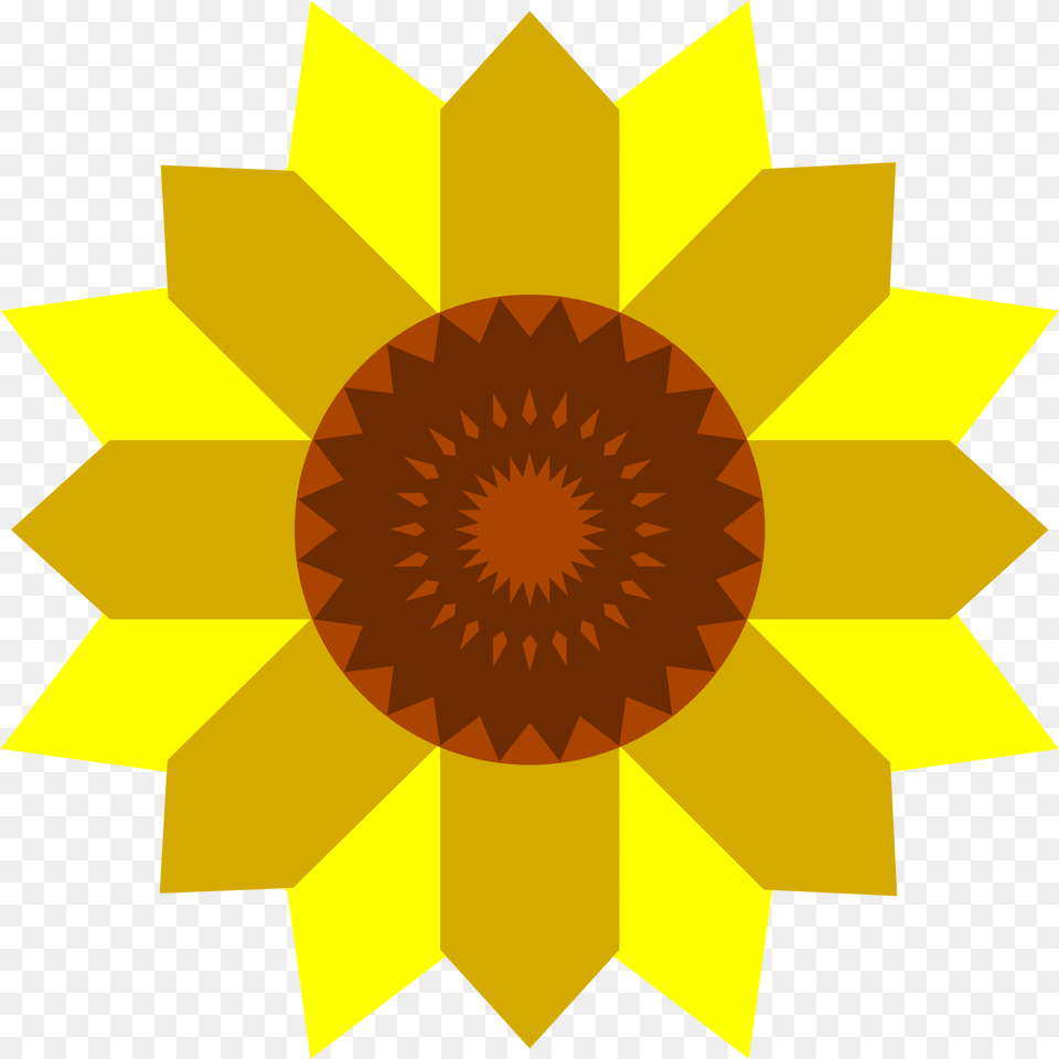 Sunflower Logo Picture Ronald Reagan Presidential Library, Flower, Plant Png Image