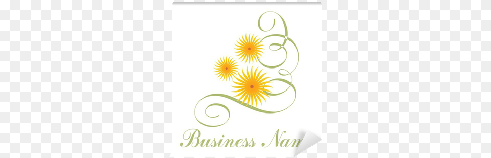 Sunflower Logo Wall Mural Pixers Logo Girasole, Art, Floral Design, Graphics, Pattern Free Transparent Png