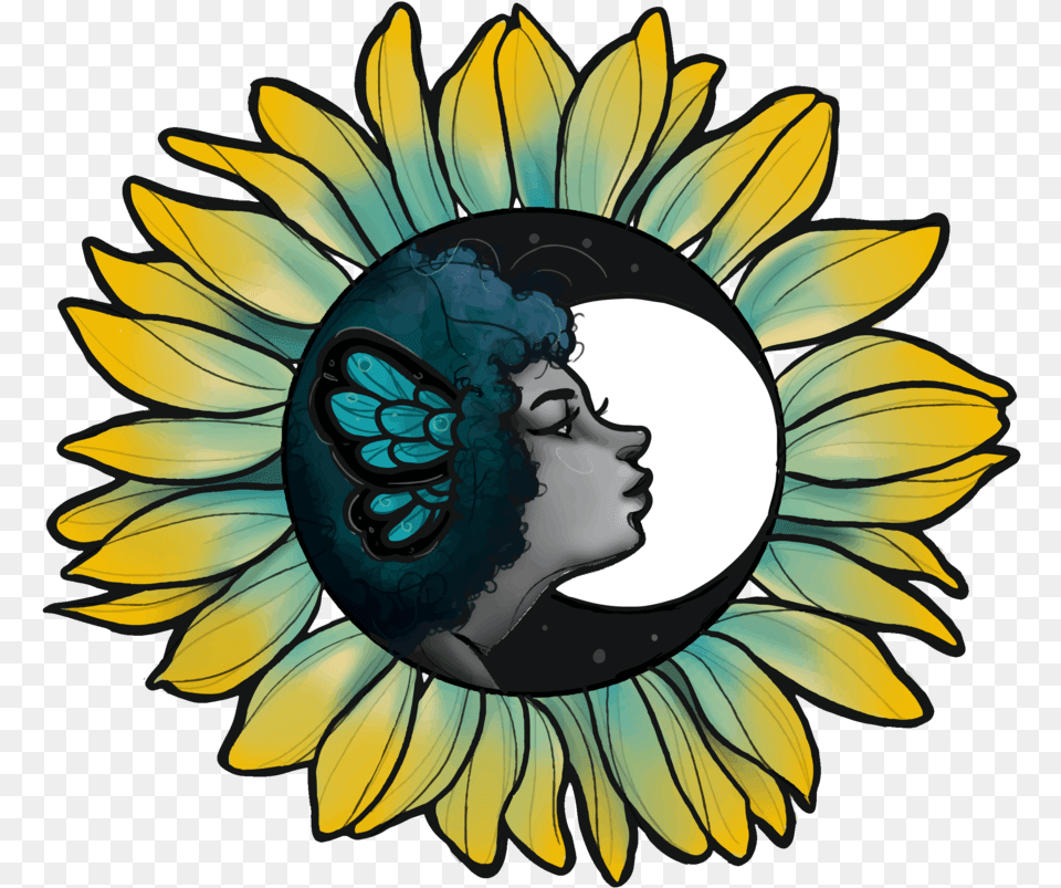 Sunflower Logovector Vector Graphics, Flower, Plant, Art, Painting Free Png Download