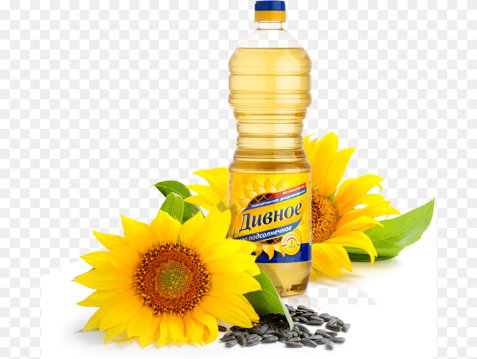 Sunflower Oil, Cooking Oil, Food, Flower, Plant Png Image
