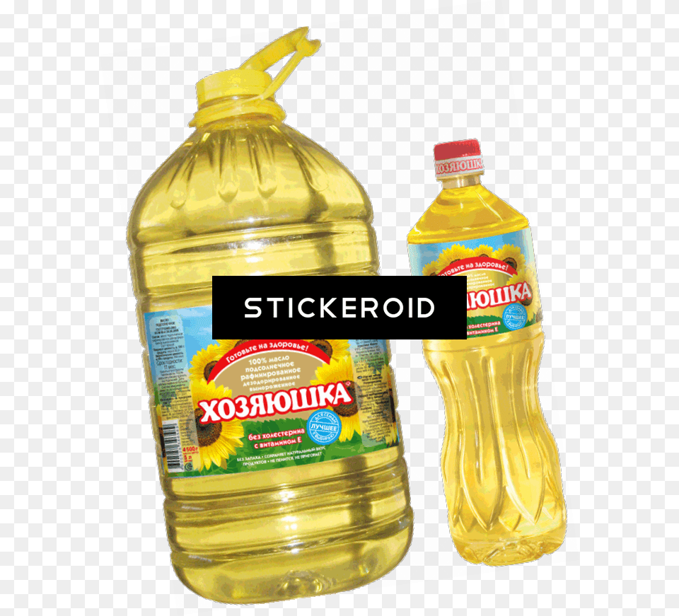 Sunflower Oil Podsolnechnoe Maslo, Cooking Oil, Food, Ketchup, Bottle Free Png