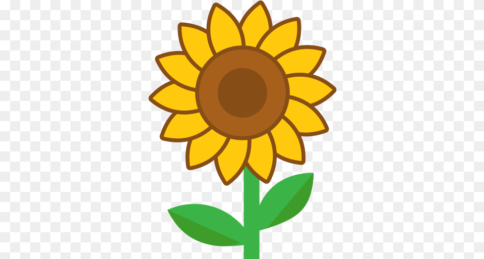 Sunflower Plant Icon And Svg Vector Cartoon Sunflower Clipart, Flower, Daisy, Ammunition, Grenade Png