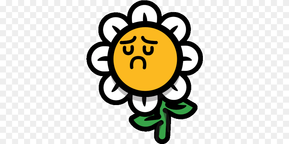 Sunflower Sad Flower Gif Dot, Plant, Daisy, Symbol Free Png Download