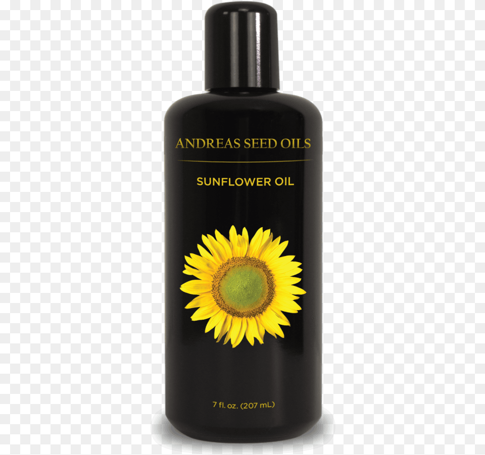 Sunflower Seed Oil Oil, Bottle, Flower, Plant, Cosmetics Free Transparent Png