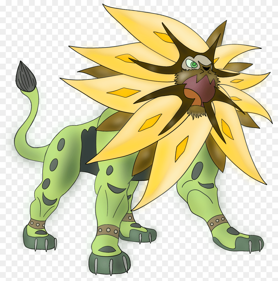 Sunflower Solgaleo Album On Imgur Fictional Character, Flower, Plant, Daisy, Book Free Transparent Png