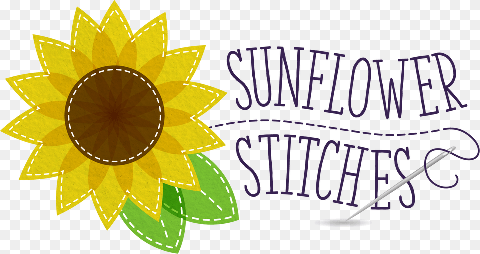 Sunflower Stitches Stitch Craft Create Sunflower, Flower, Plant Png