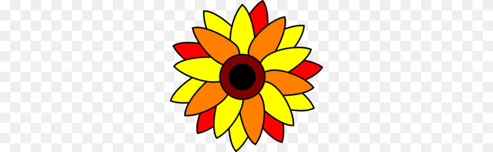 Sunflower Tatto Clip Art, Dahlia, Daisy, Flower, Plant Free Png