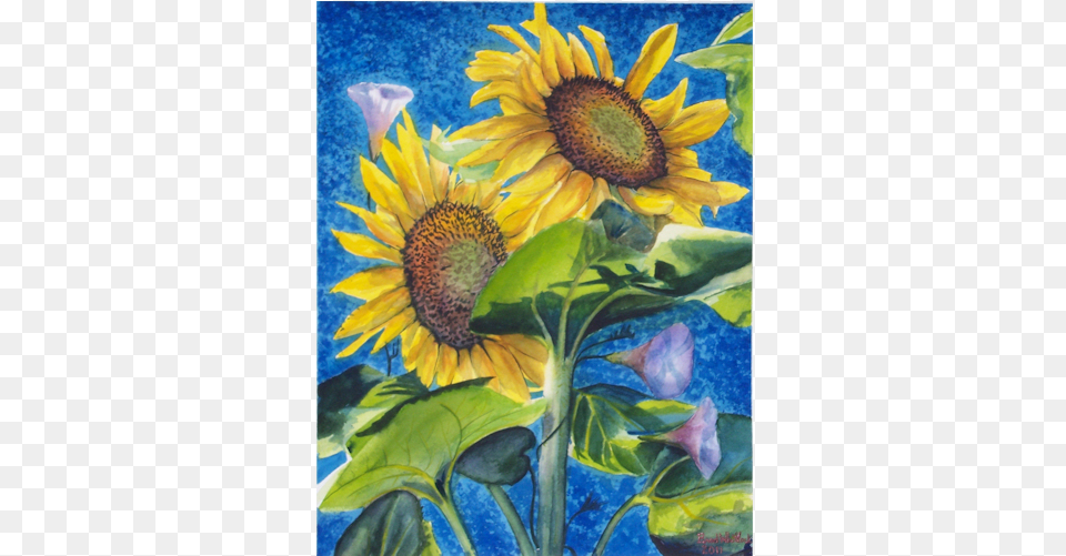 Sunflowers Watercolor Sunflower, Flower, Plant, Art, Painting Free Transparent Png