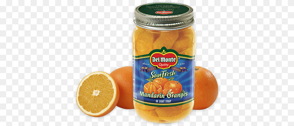 Sunfresh Mandarin Oranges Del Monte Sun Fresh Mandarin Oranges In Extra Light, Produce, Citrus Fruit, Food, Fruit Png Image