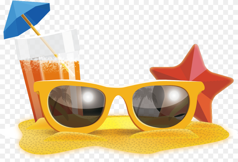 Sunglasses Beach, Accessories, Glass, Beverage, Juice Free Transparent Png