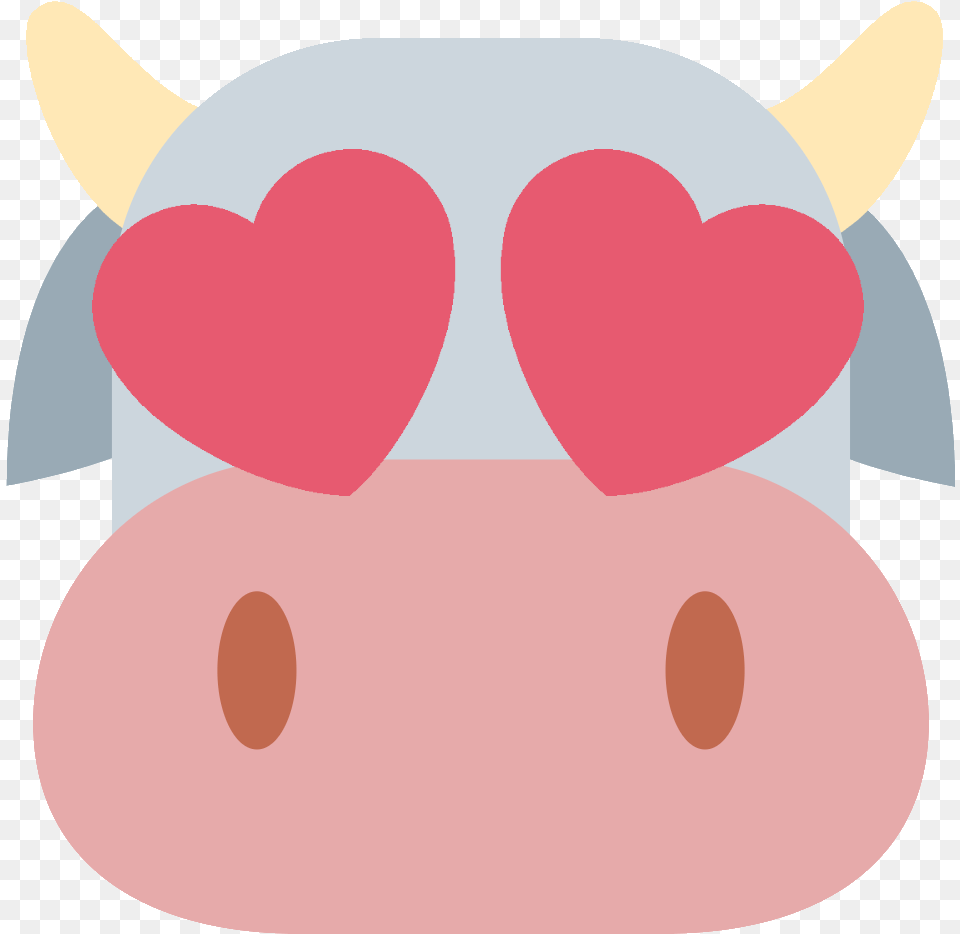 Sunglasses Emoji Clipart Discord Cow Emoji Discord Hd Cow Emoji Discord, Snout, Animal, Mammal, Pig Free Png Download