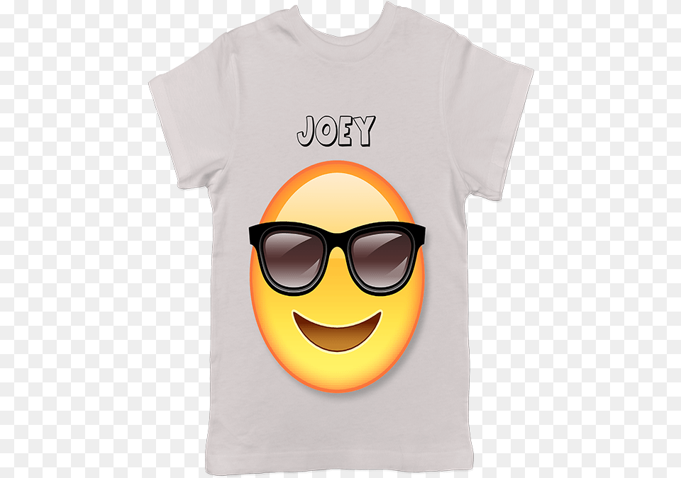 Sunglasses Emoji T Shirt Emoji, Accessories, Clothing, T-shirt, Face Free Png Download