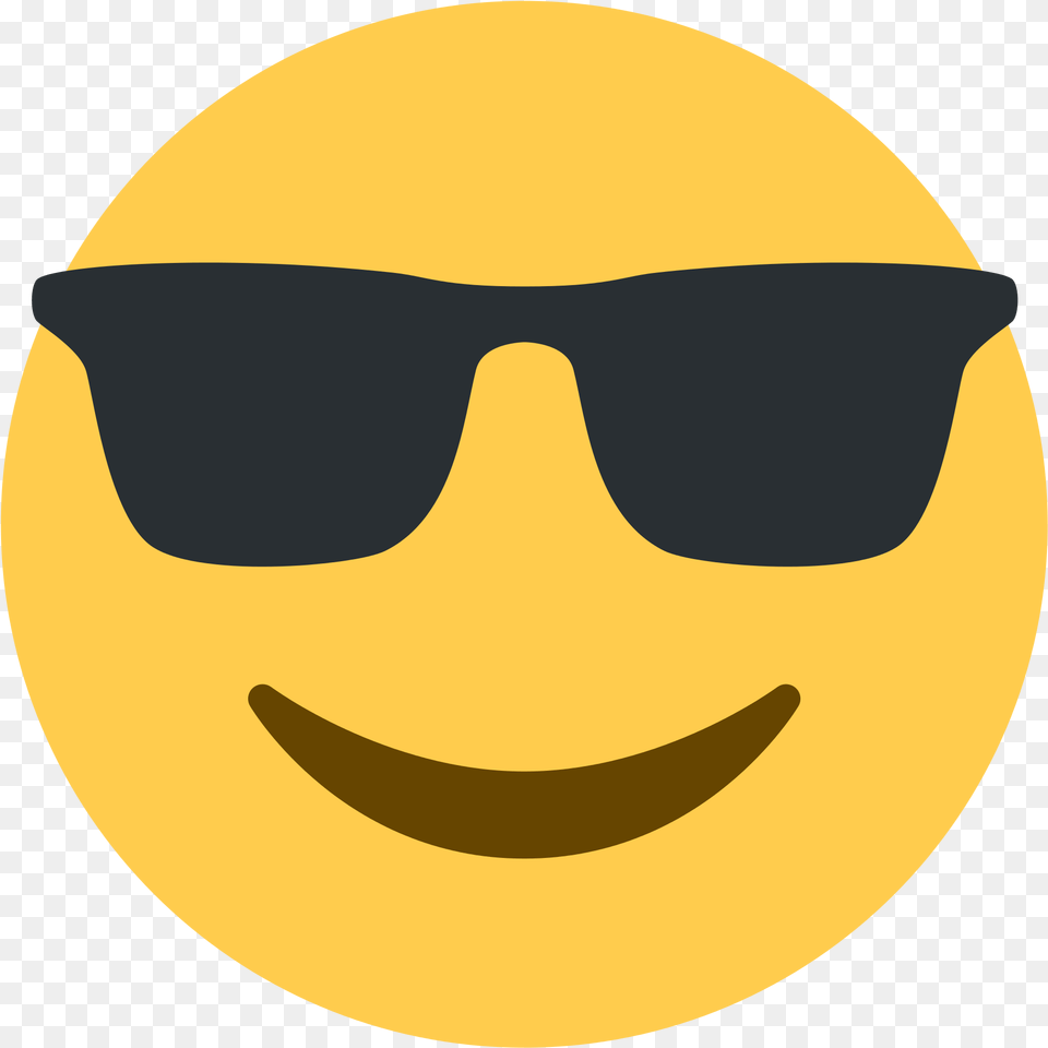 Sunglasses Emoji Transparent Background Emojis De Twitter, Accessories, Photography, Logo, Clothing Png Image