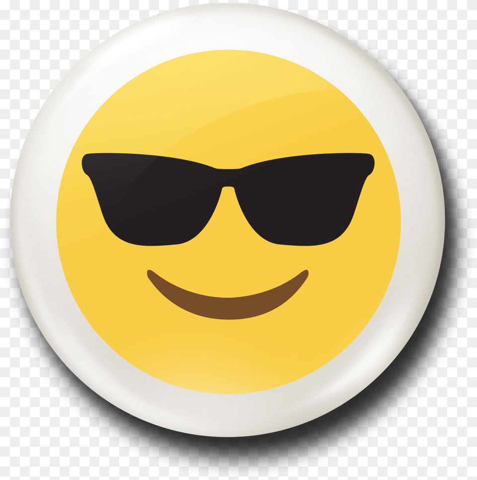 Sunglasses Emoji Transparent Emoji, Accessories, Logo, Badge, Symbol Free Png Download