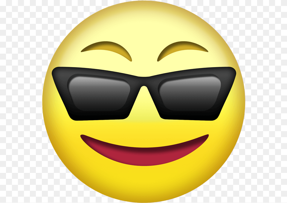 Sunglasses Emoji Transparent Emoji De Oculos De Sol, Accessories, Photography, Clothing, Hardhat Free Png