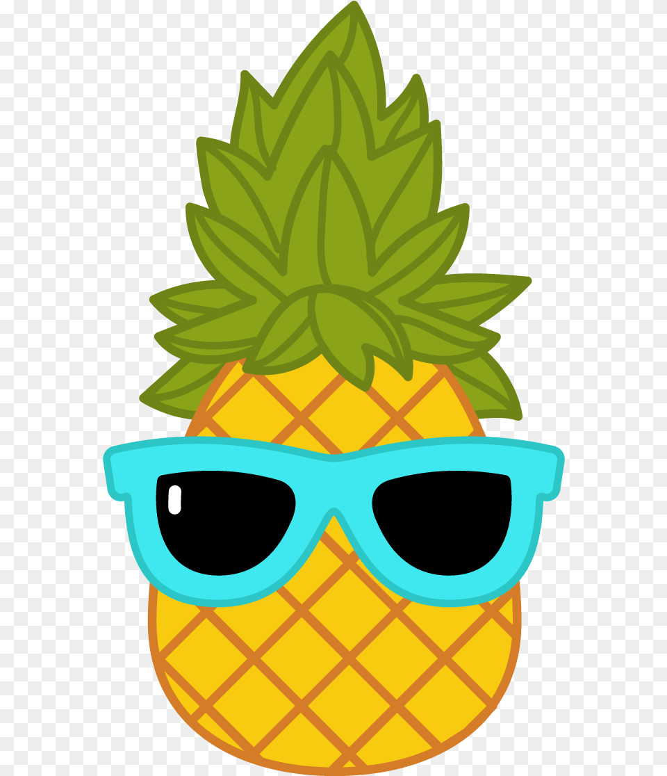Sunglasses Pineapple With Sunglasses Clipart Cartoon Pineapple Background, Food, Fruit, Plant, Produce Free Transparent Png