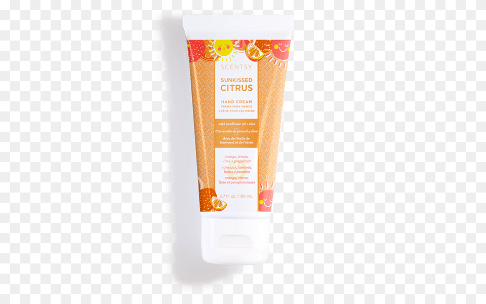 Sunkissed Citrus Hand Cream Sunkissed Citrus Hand Cream Scentsy, Bottle, Cosmetics, Lotion, Sunscreen Png