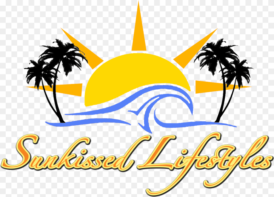 Sunkissed Lifestyles Black Palm Tree, Logo Free Png Download