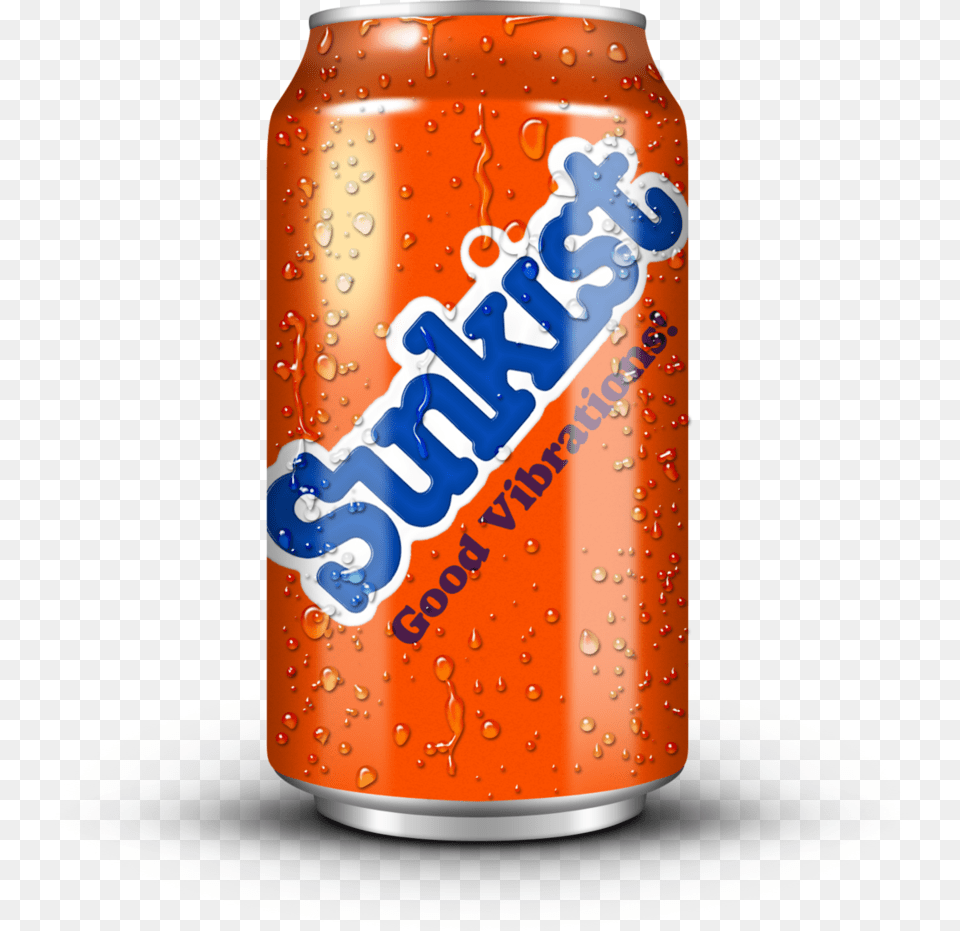 Sunkist 1980s, Can, Tin Free Png