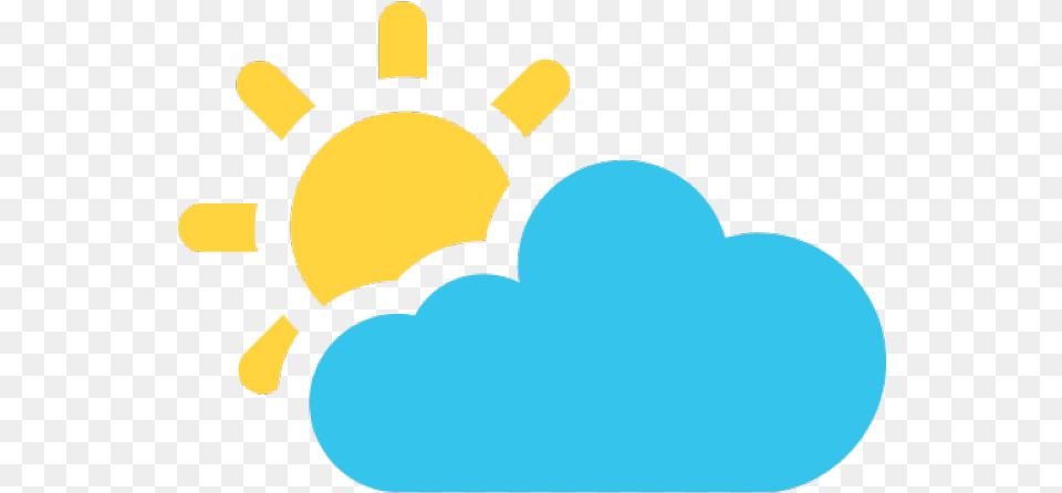Sunlight Clipart Emoji Cloud And Sun Emoji, Logo, Animal, Fish, Sea Life Free Png