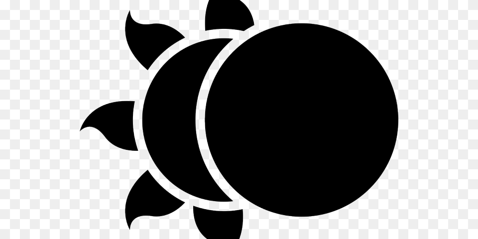 Sunlight Clipart Moon Sol Y Luna, Stencil Free Png Download