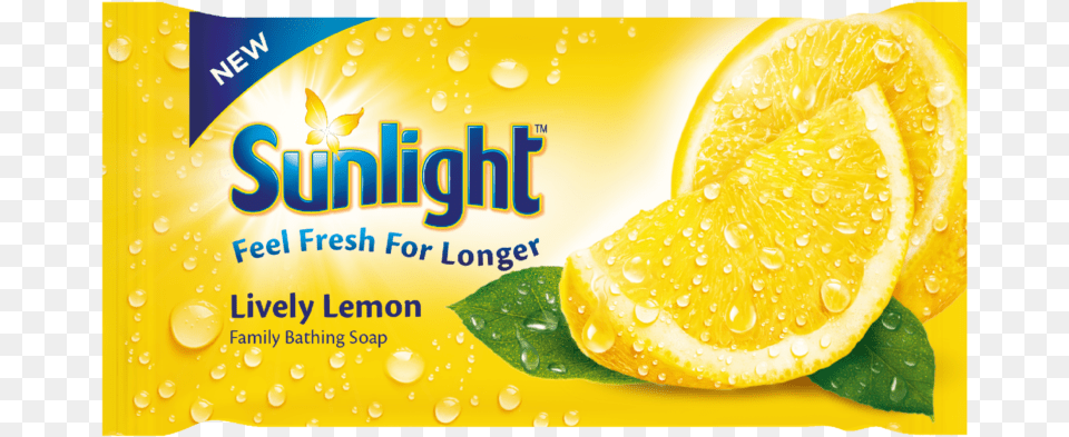 Sunlight Lively Lemon Bathing Soap Sunlight Bath Soap Transparent, Citrus Fruit, Food, Fruit, Plant Png