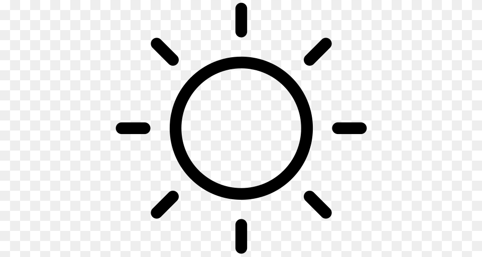 Sunlight Nature Symbol Icon With And Vector Format For, Gray Png Image