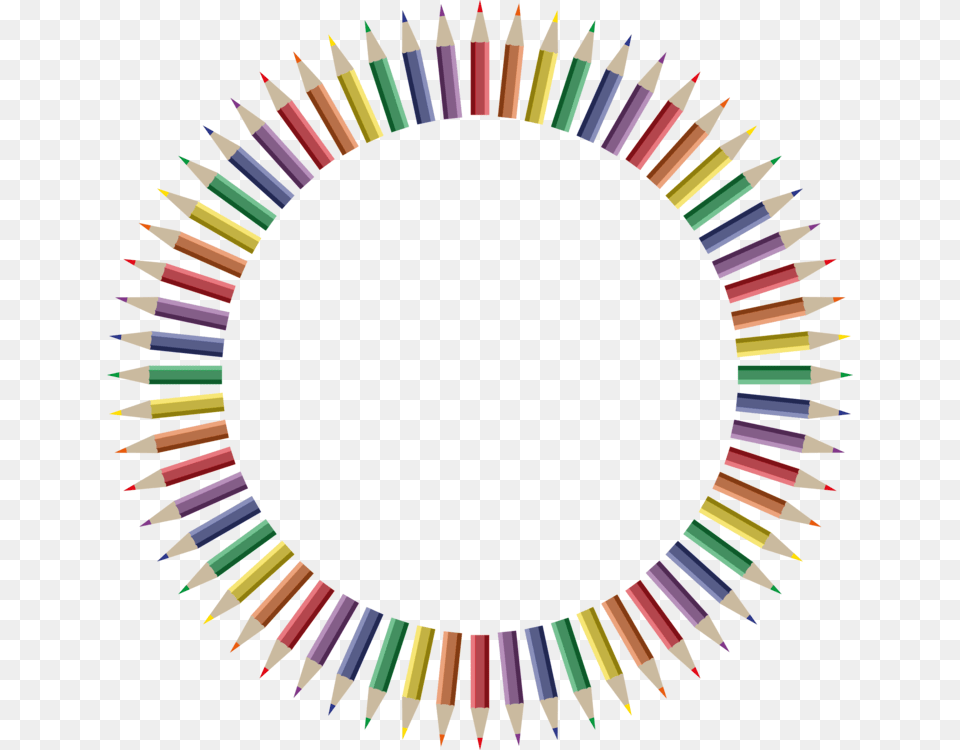 Sunlight Ray Logo Cloud Music Pencils Circle, Pencil, Crayon Png Image