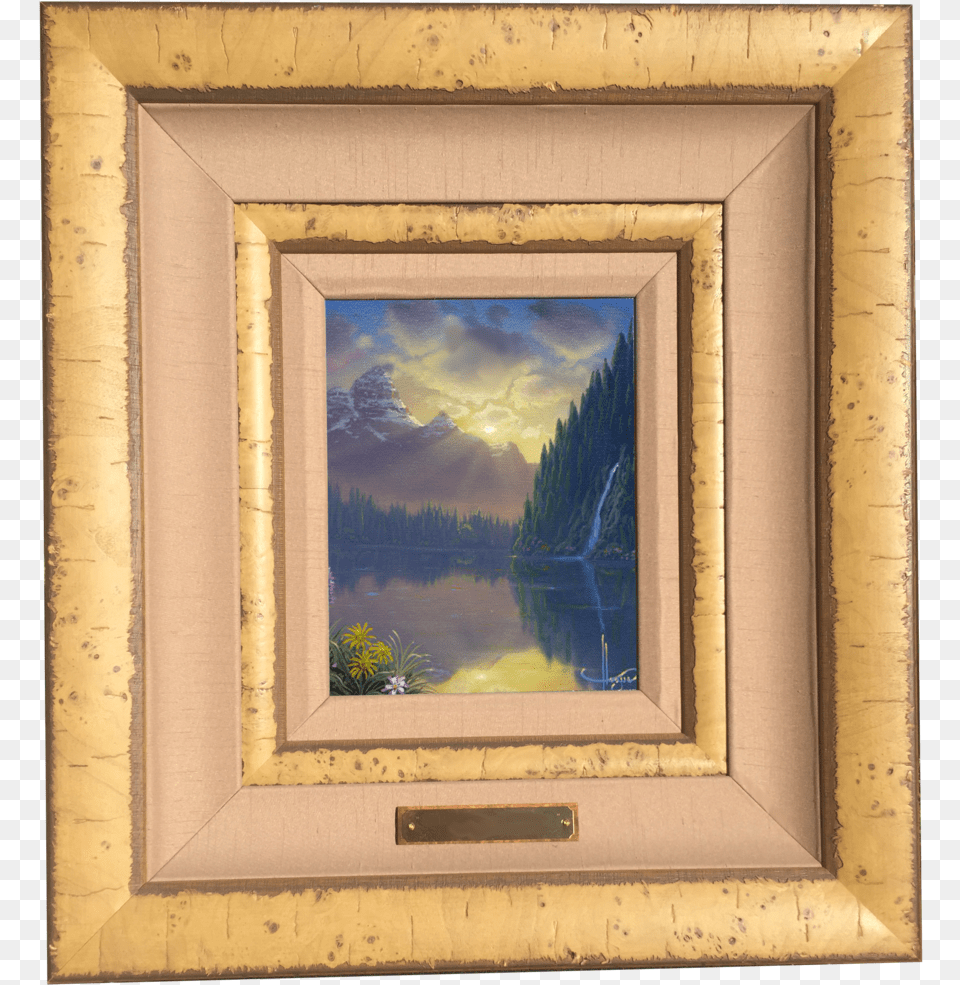 Sunlit Shores Oil Available Picture Frame, Art, Painting Png