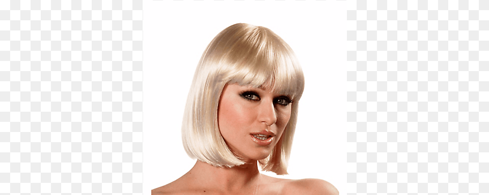 Sunny Blond Bob Wig 29 Deluxe Sunny Blonde Charm Wig Adult, Person, Woman, Hair, Female Png Image