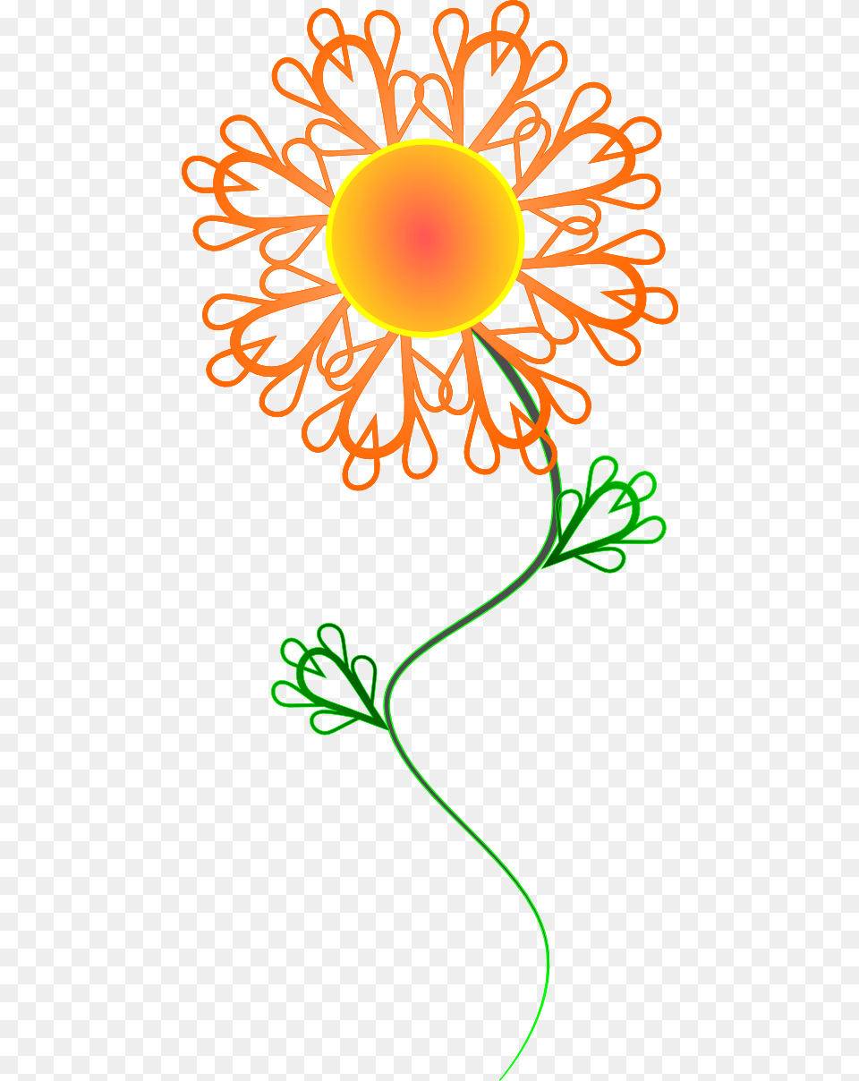Sunny Crazy Flower Valentine 555px Clip Art, Floral Design, Plant, Daisy, Pattern Free Png