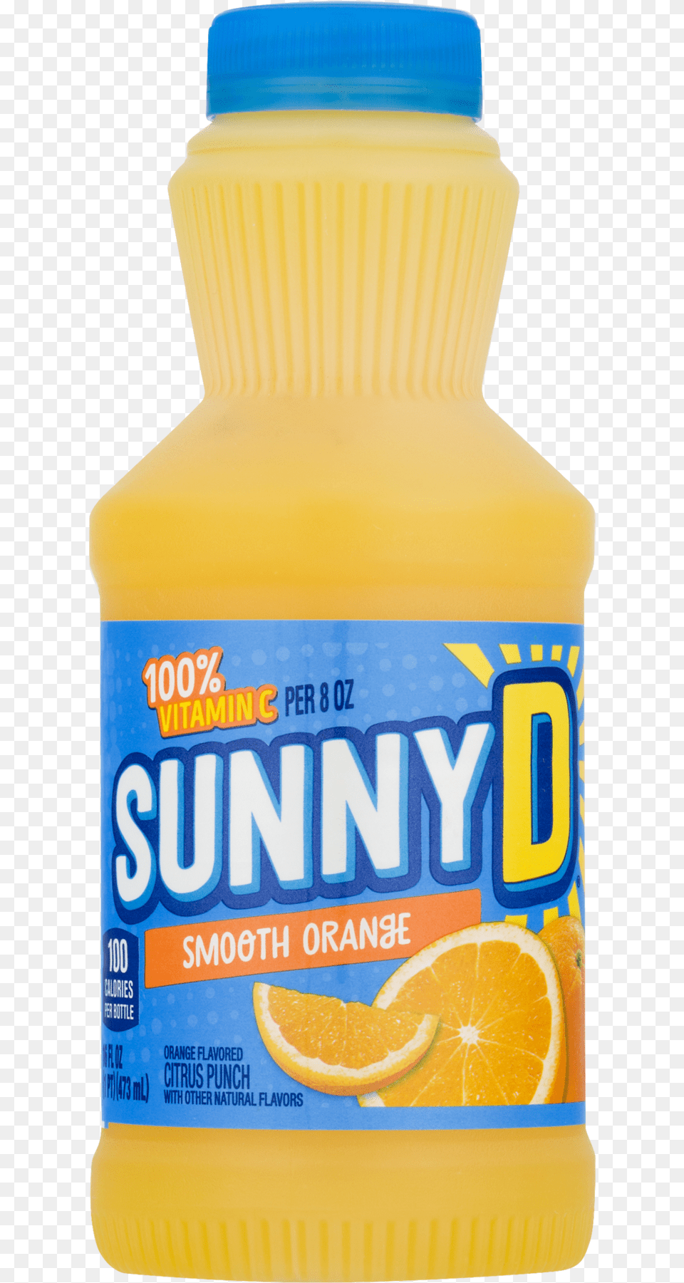 Sunny D Citrus Punch Smooth Orange 160 Fl Oz Sunny D Smooth Orange 16oz, Beverage, Juice, Citrus Fruit, Food Free Transparent Png