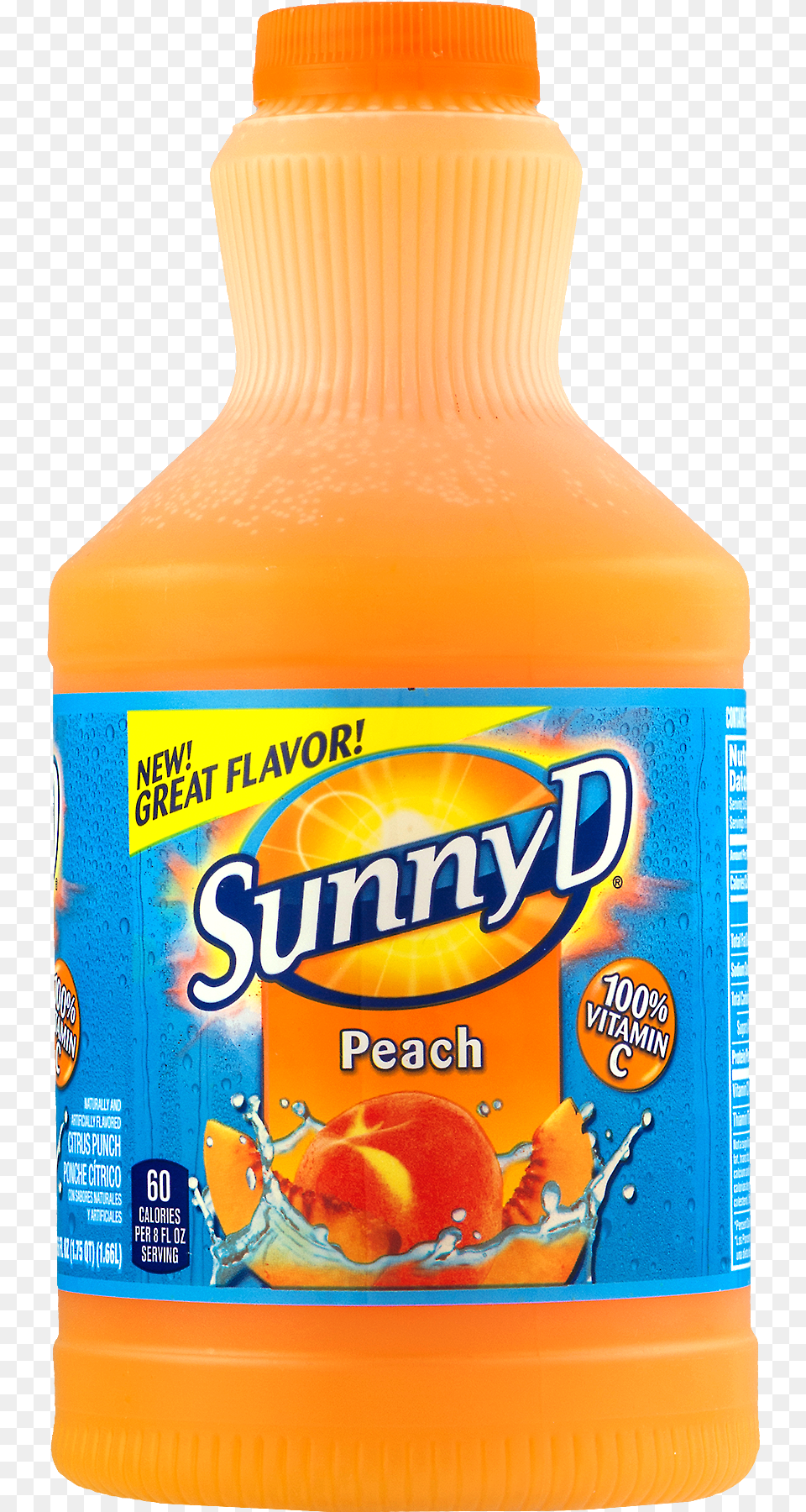 Sunny D Flavored Citrus Punch Orange Sunnyd Logo, Beverage, Juice, Orange Juice, Can Free Transparent Png