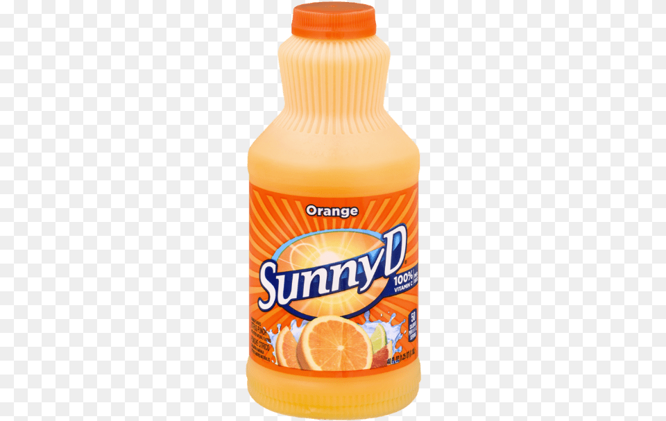 Sunny D Sunny D 20 Oz, Beverage, Juice, Plant, Orange Png